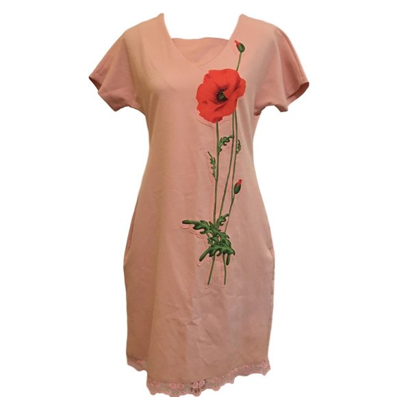 Topcapy Unique Pink Floral Dress - EU 42 (6/Med) - Picture 1 of 7